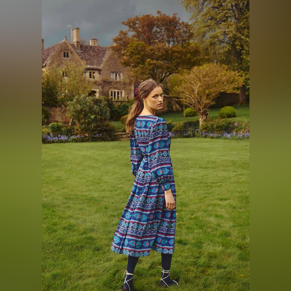Hunter Bell Multicolor Long Sleeve Dress - Picture 2 of 13